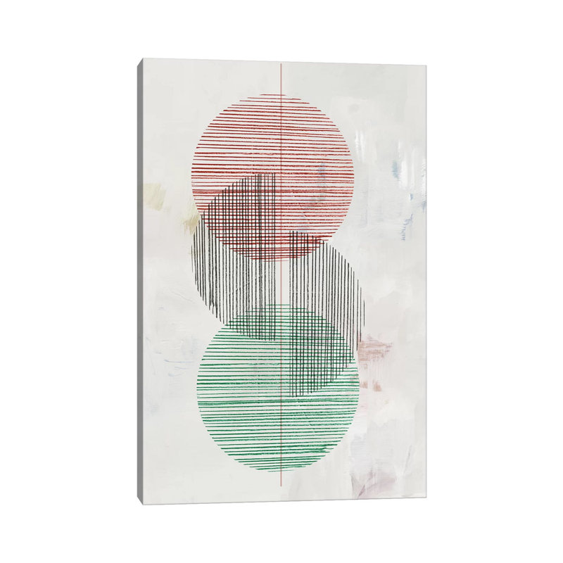 Dialogue 1 Piece Wrapped Canvas Wall Art, 66.04 cm H x 45.72 cm W