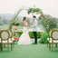 35cm D Metal Arbour in White-1636157584