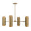 Lio 8-Light Chandelier in Noble Brass by Breegan Jane