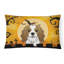 Coussin décoratif intérieur / extérieur Halloween Cavalier Spaniel