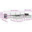  Outdoor Sofa Set 6 pcs Sectional Garden Furniture Terrace Seating Patio