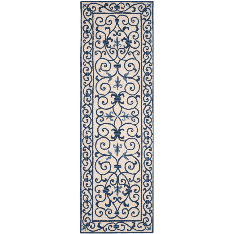 Brayton Hand Hooked Wool Pile Oriental Rug