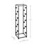 Quynh 18 Bottle Floor Wine Bottle Rack in Black