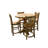 Beena Round Solid Wood Dining Table-702131569