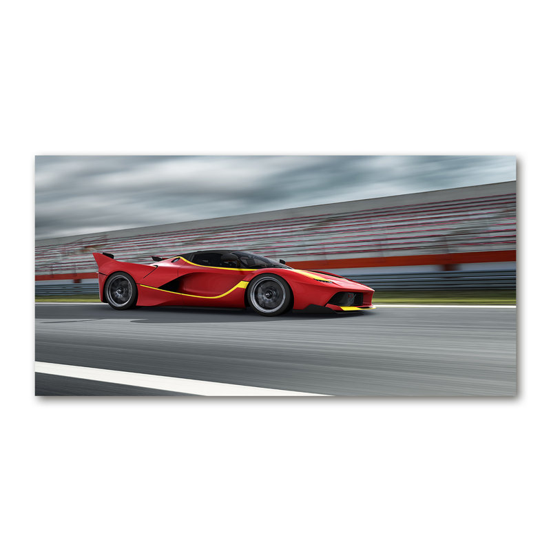 Sports Car - Wrapped Canvas Print, No Frame, 70cm H x 140cm W