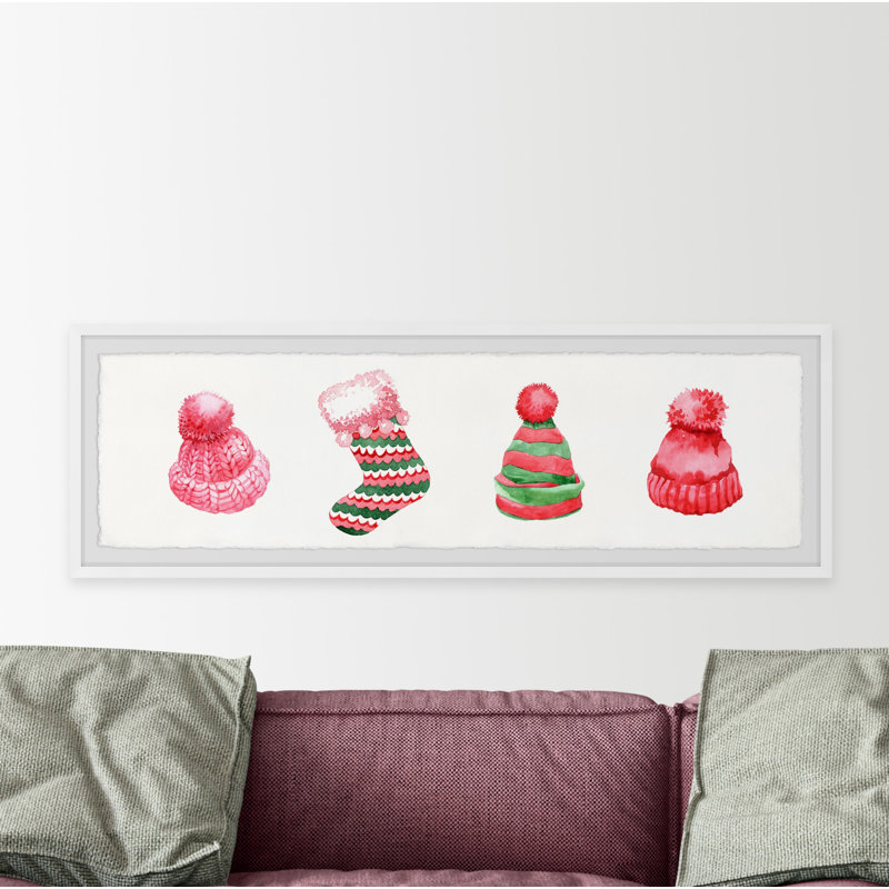 Baby's First Christmas - Single Picture Frame Panoramic Painting, 38cm H x 114cm W x 3.81cm D