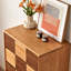 Commode d'appoint en bois massif Simple Checkerboard