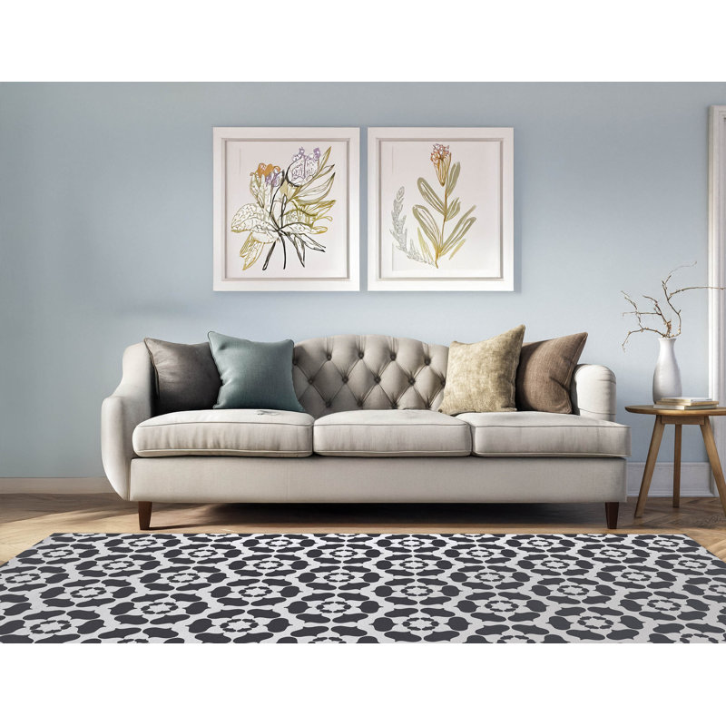 Kade Indoor Non-Slip Area Rug, Rectangle 2' x 3'