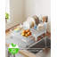 Dish Drainer Rack with Rotatable Spout