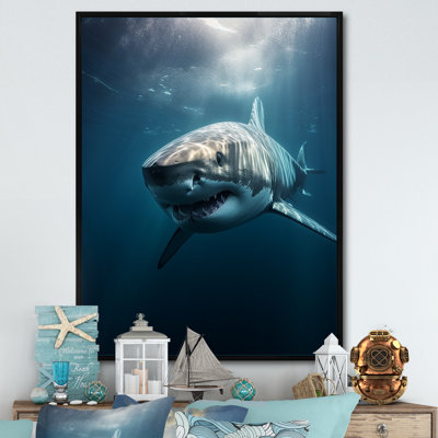 Blue Shark Apex Predator Photo I - Shark Wall Decor 119842