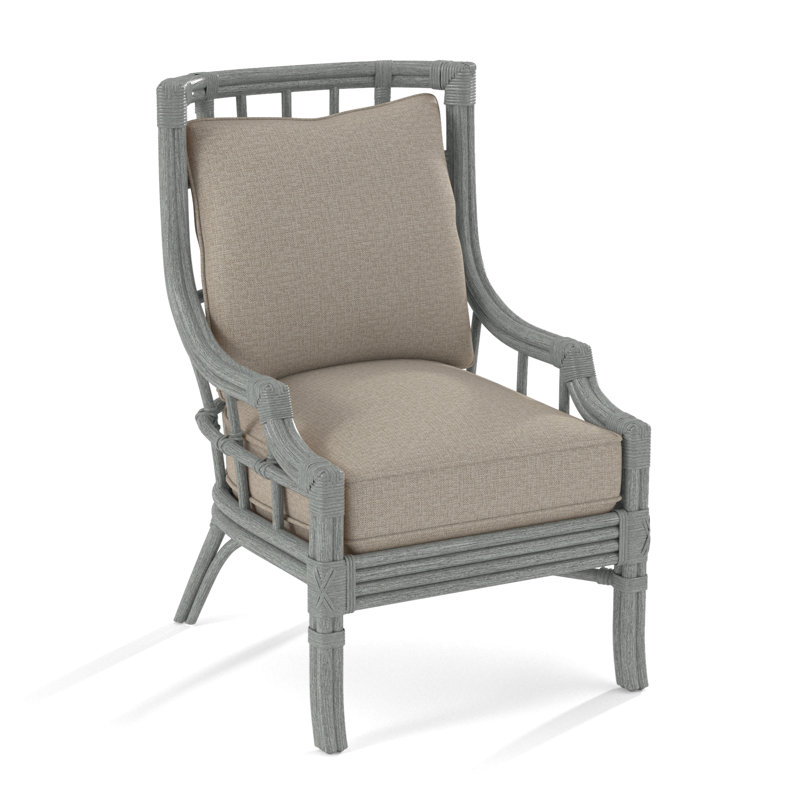 Fauteuil large 28,5 po Seville, Tissu beige performant - 0851-73, Pacific