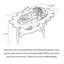 Table basse 51,18 po