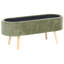 Polyester Upholstered Storage Bench