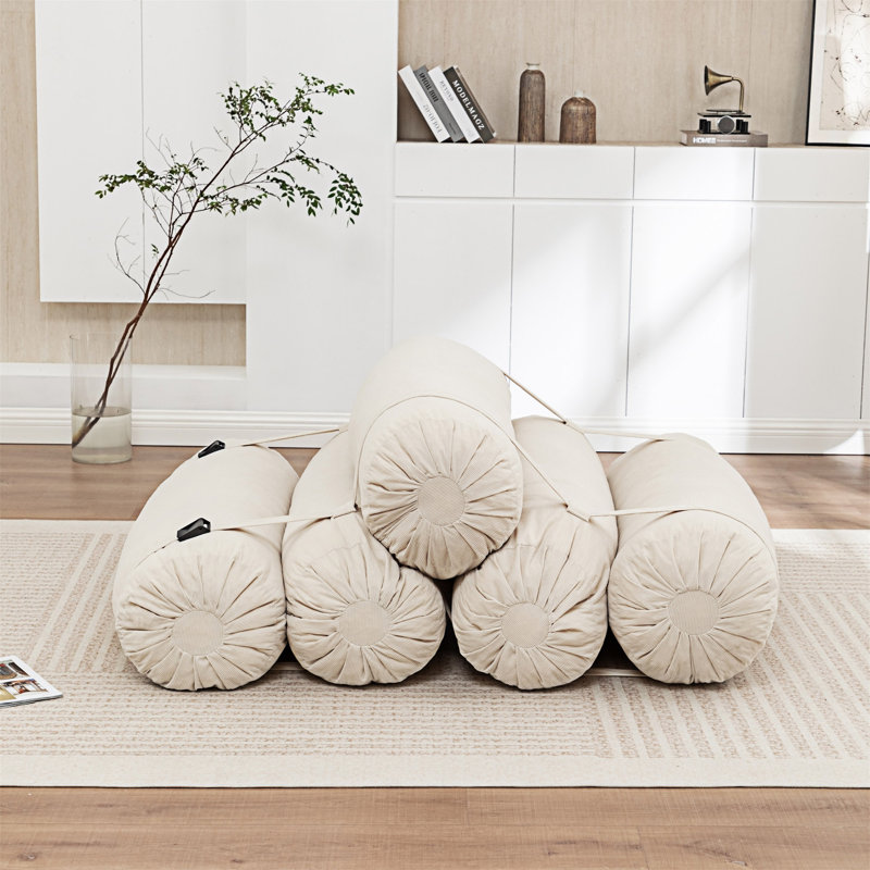 Canapé sur pied avec sangles réglables, Beige