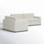 Calian 2-Piece Polyester Fabric Couch and Chair and a Half Set-951424497