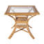Beachwood 34.25 in. W Square Rattan Dining Table