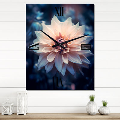 Horloge murale Garden Dahlia
