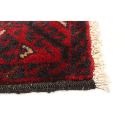 Tapis unique en laine noué à la main 3 pi 7 po x 6 pi 4 po nouvel âge Citali