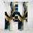 Abstract Geode Marble White And Gold V - Abstract Marble Marble Blackout Curtain - 1 Panels-107537564