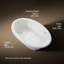 Sunward 66" x 42" Drop In Whirlpool Cast Iron Bathtub with Heater-1650308575