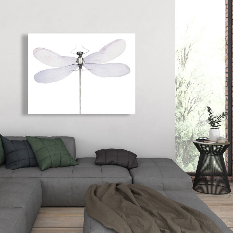 Toile délicate libellule | Insecte, décoration intérieure
