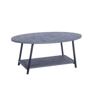 Table basse ovale à 2 niveaux Coast