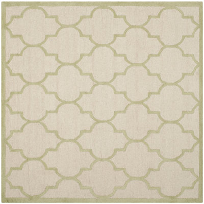 Sanyla Hand Tufted Wool Geometric Rug