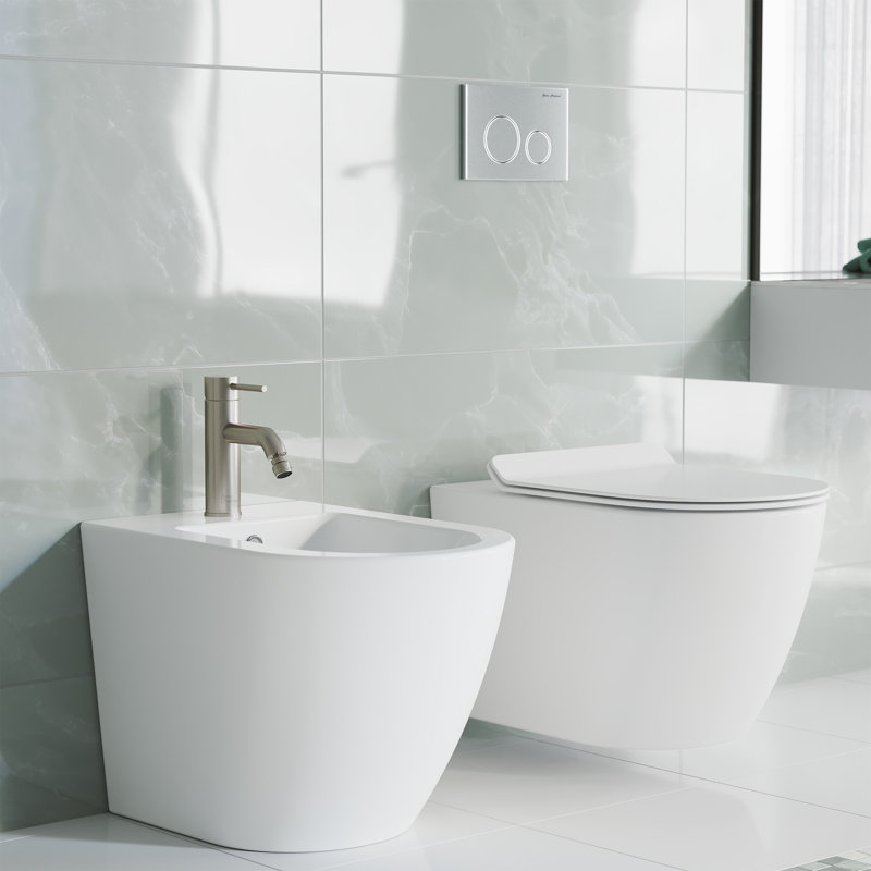 Robinet de bidet Ivy, Nickel