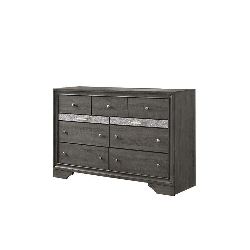 Smartt 9 - Drawer Dresser, Gray