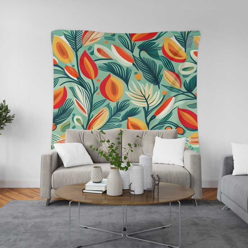 Tapisserie murale, H 60 po x l 51 po
