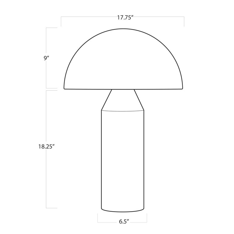 Apollo 17.75" Table Lamp