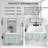 Najibah 30 " W Wall Mounted Wall Mounted 1 Single Vanity Bathroom Vanity With Ceramic Top