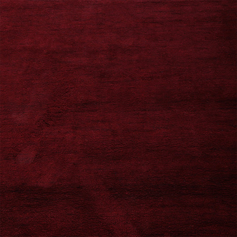 Erelina HAND KNOTTED LOOM SILK ECO-FRIENDLY AREA RUGS  - Dark Red Color | Solid Design | Area Rugs for living room, Bedroom