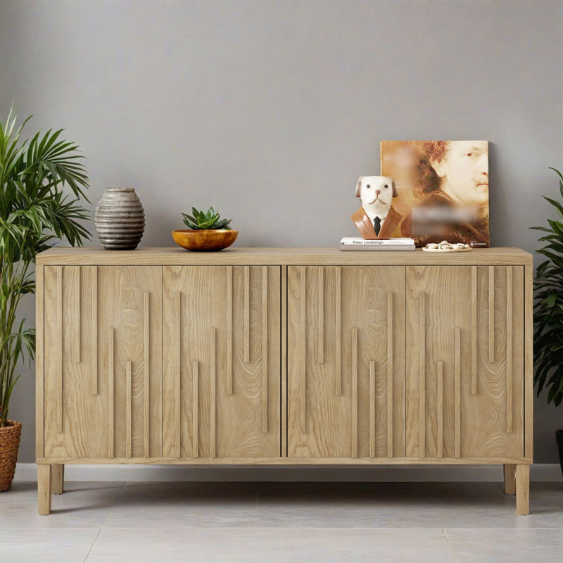 Console 59,82 po, Naturel