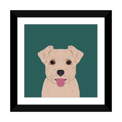 Norfolk terrier, impression sur toile tendue
