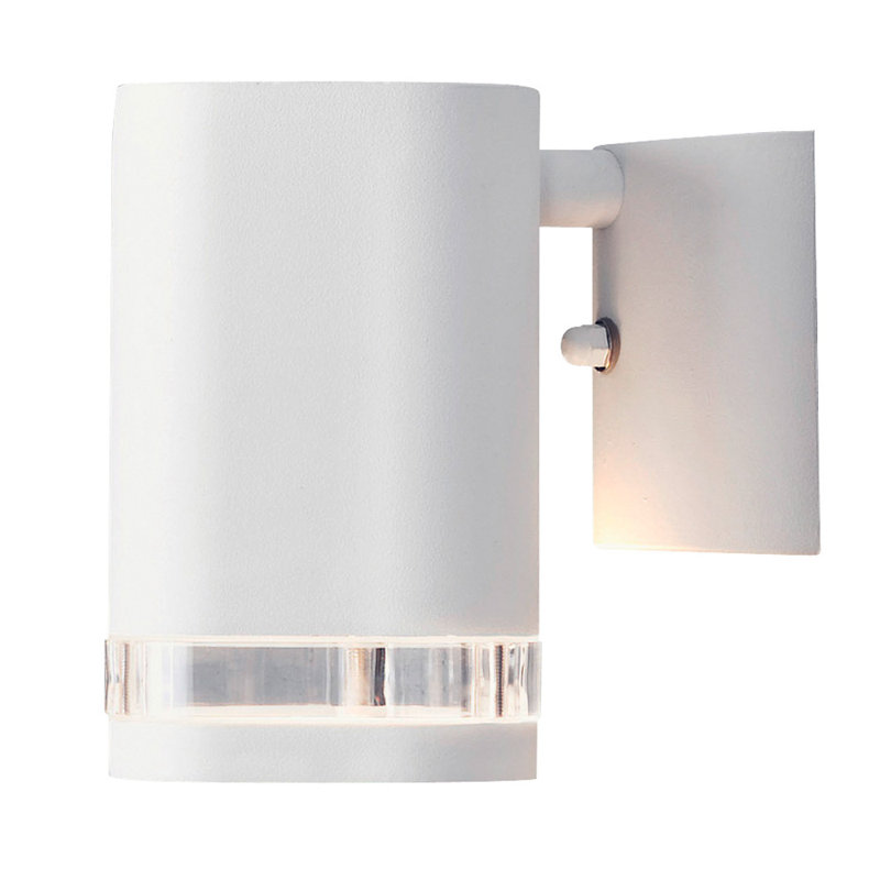 Modena Outdoor Armed Sconce, White