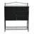 Black Oak & Iron Apothecary 8-Drawer Sideboard-1057036745