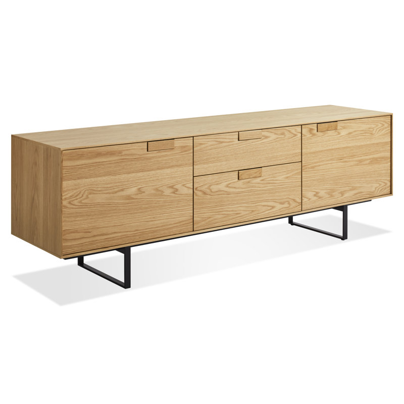 Series 11 Media Console, White Oak/Oblivion
