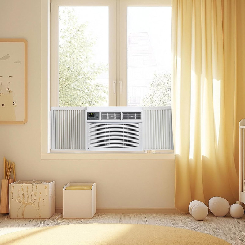 Smart 10000 BTU Window Air Conditioner, WiFi App & Remote Control, Fast Cooling for Up to 450 Sq.Ft, Dehumidifier, 3-Speed Energy Saving Window AC, Timed Operation, Easy Install,Efficient Room Cooling
