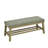 44.4"W Modern Upholstered Wooden Storage Bench with Lower Shelf-1589570109