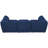 Calvie Upholstered U-Shaped Sectional with Ottoman Reversible-57262822