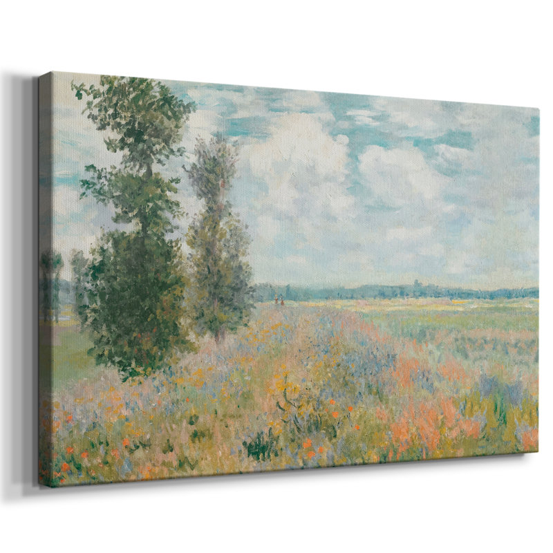 Paysage rétro -XCII, H 33 po x l 49 po x P 1,5 po, Toile tendue