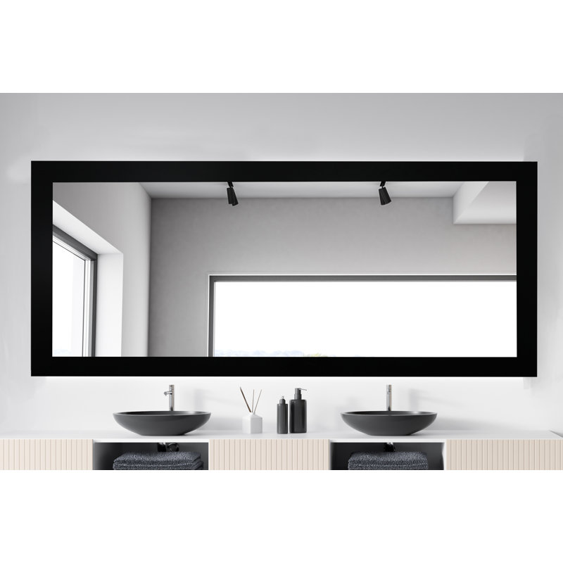 Mirror, 33" x 80", Black