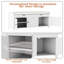 Polyester Upholstered Storage Bench-737970104