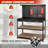 48 Inch Workbench With Pegboard And Drawers