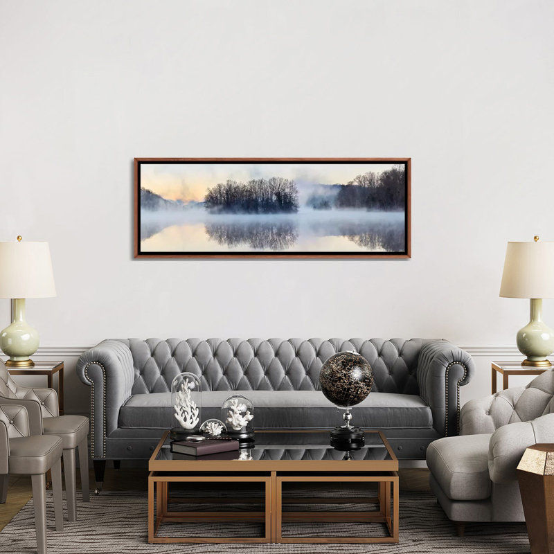 «Scene on the Water VIII» par James McLoughlin - reproduction de photo panoramique, H 20 po x l 60 po x P 1,5 po