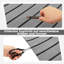 Annesia 240cm L x 90cm W Plastic Interlocking Deck Plank in Grey