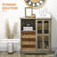 Buffet 36 "avec porte coulissante pour rangement de vin