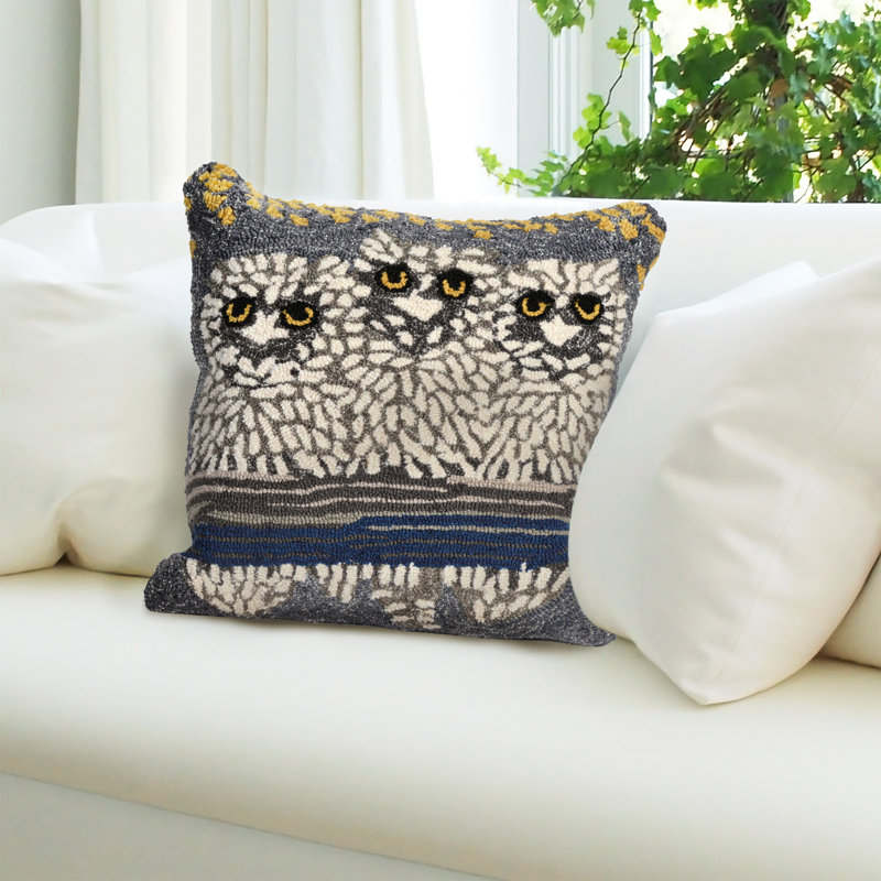  Owls Night Throw Pillow