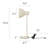 2-Light White Dimmable Modern Cone Table Lamp-976458288